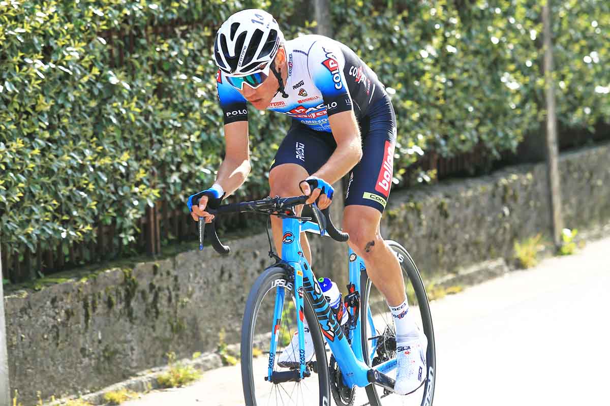 Juan Ayuso all'attacco al Trofeo Piva 2021 (foto Rodella)