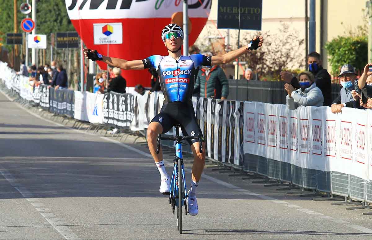 Juan Ayuso vince il Trofeo Piva 2021 (foto Rodella)
