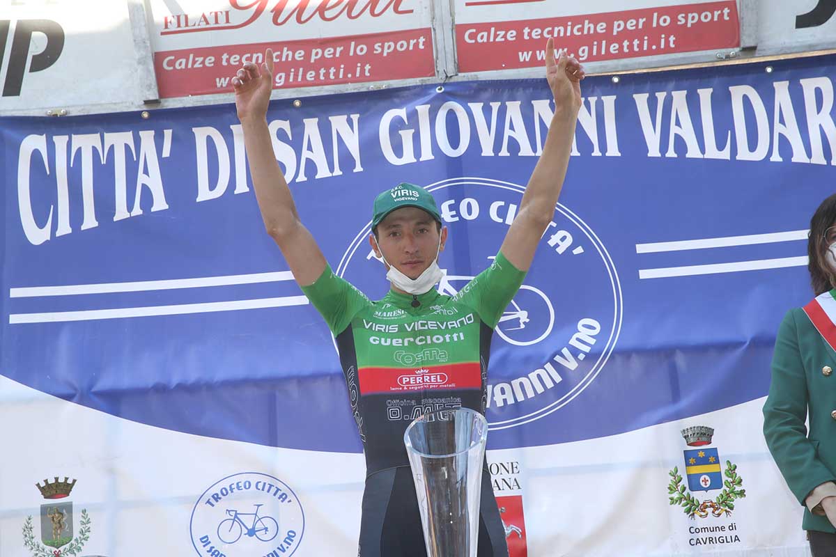 Simone Piccolo vince a San Giovanni Valdarno (foto Soncini)