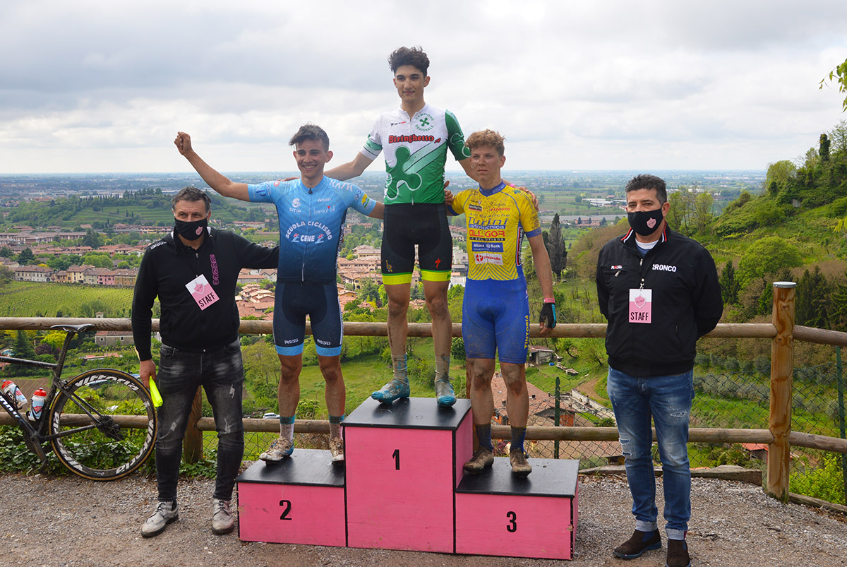 Il podio del 46° Trofeo Comune di Gussago