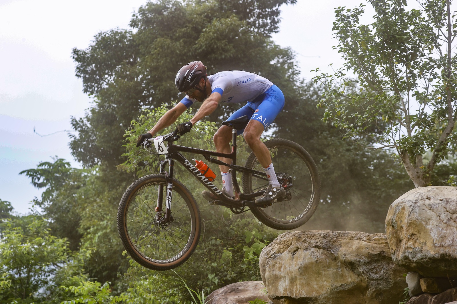 Gerhard Kerschbaumer in azione all'Olimpiade di Tokyo 2020 (foto Bettini)