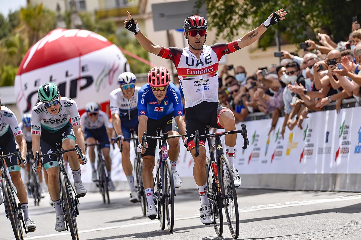 Diego Ulissi vince la prima tappa della Settimana Ciclistica Italiana 2021 (BettiniPhoto)