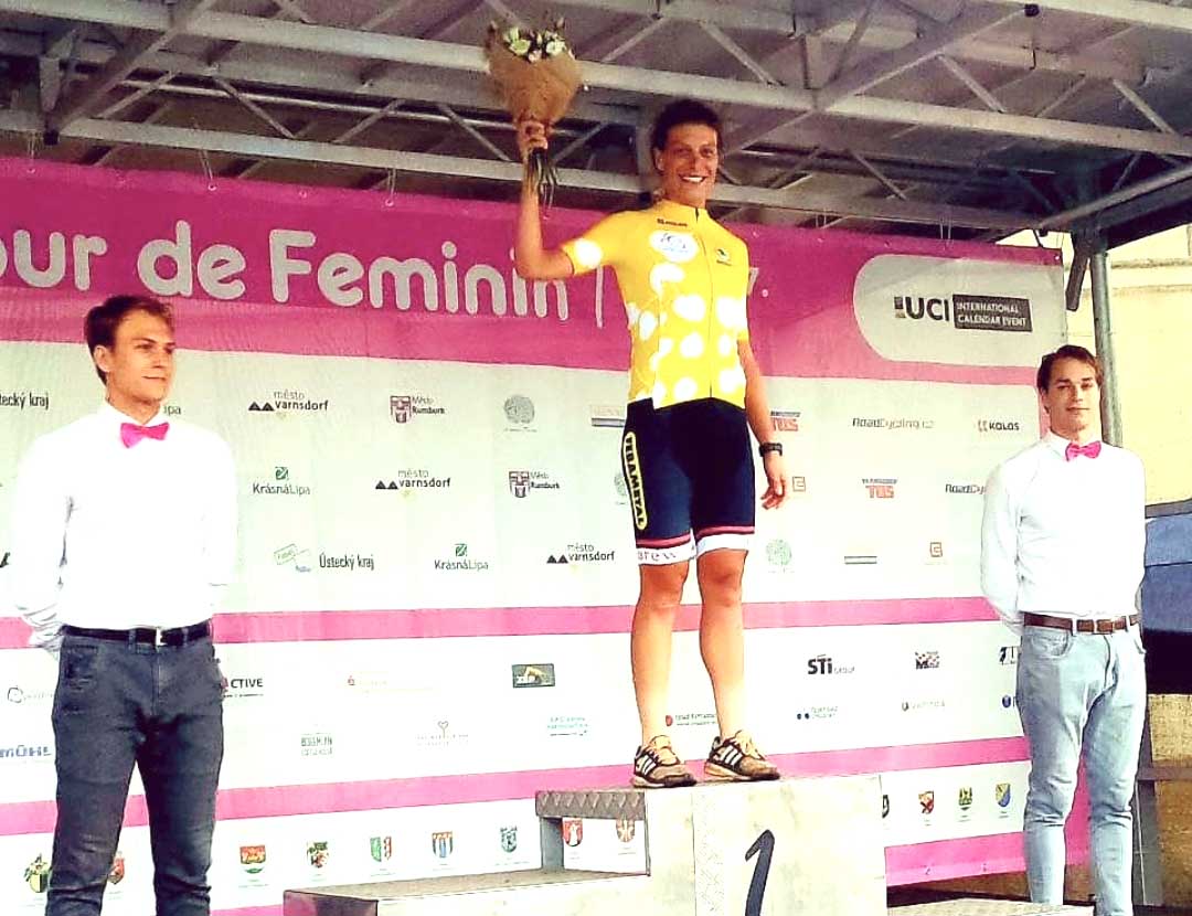 Vittoria Bussi vince la crono ed è prima leader al Tour de Feminin 2021