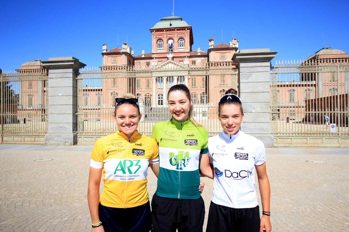 Le maglie finali della Due Giorni in Rosa a Racconigi (foto F.Ossola)