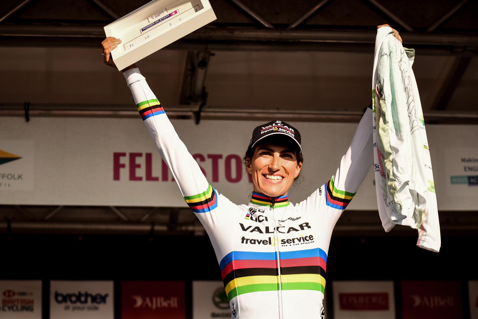Elisa Balsamo vincitice dell'ultima tappa del Women's Tour 2021