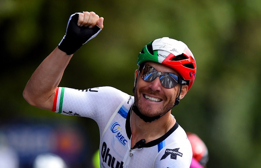 Nizzolo Giro d'Italia 2021 - 104th Edition - 13th stage Ravenna - Verona 198 km - 21/05/2021 - Giacomo Nizzolo (ITA - Team Qhubeka Assos) - photo Dario Belingheri/BettiniPhoto©2021