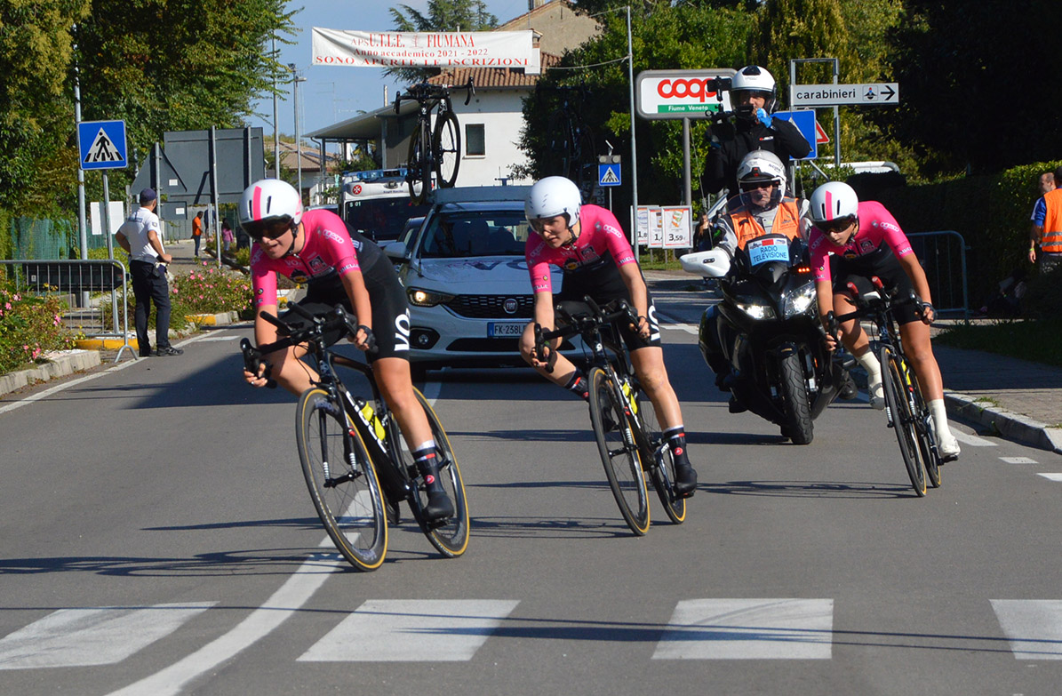 Le donne junior del Vo2 Team Pink