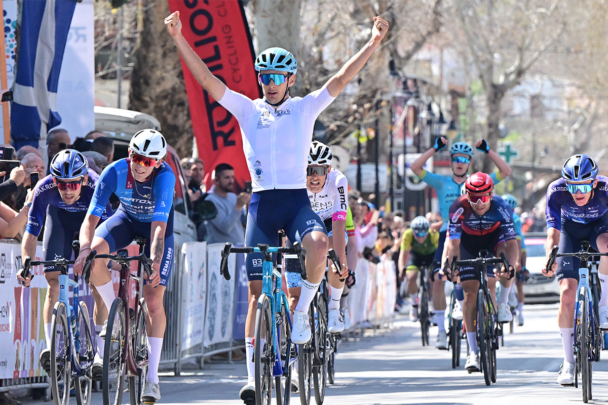 Alessandro Romele vince la terza tappa del Tour of Rhodes - credit Nassos Triantafyllou