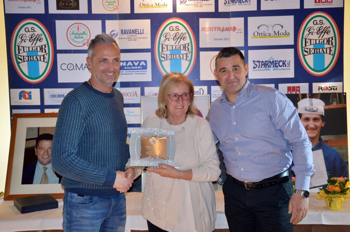 La premiazione del ds Marco Zanotti