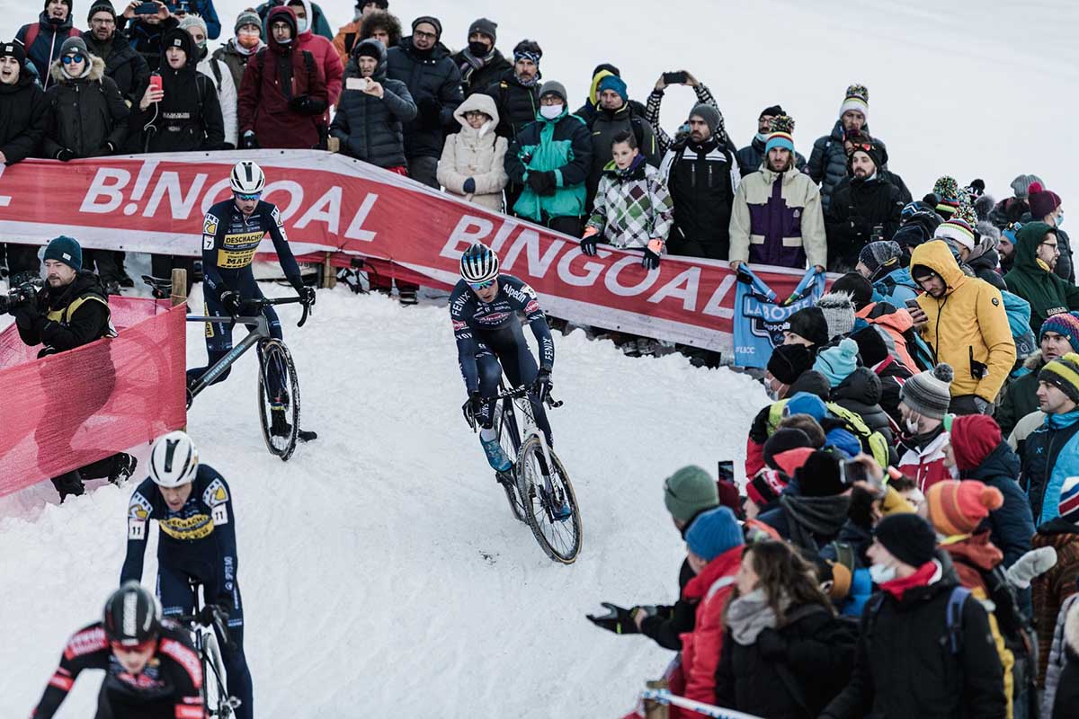 La prima edizione della prova di Coppa del Mondo ciclocross sulla neve trentina