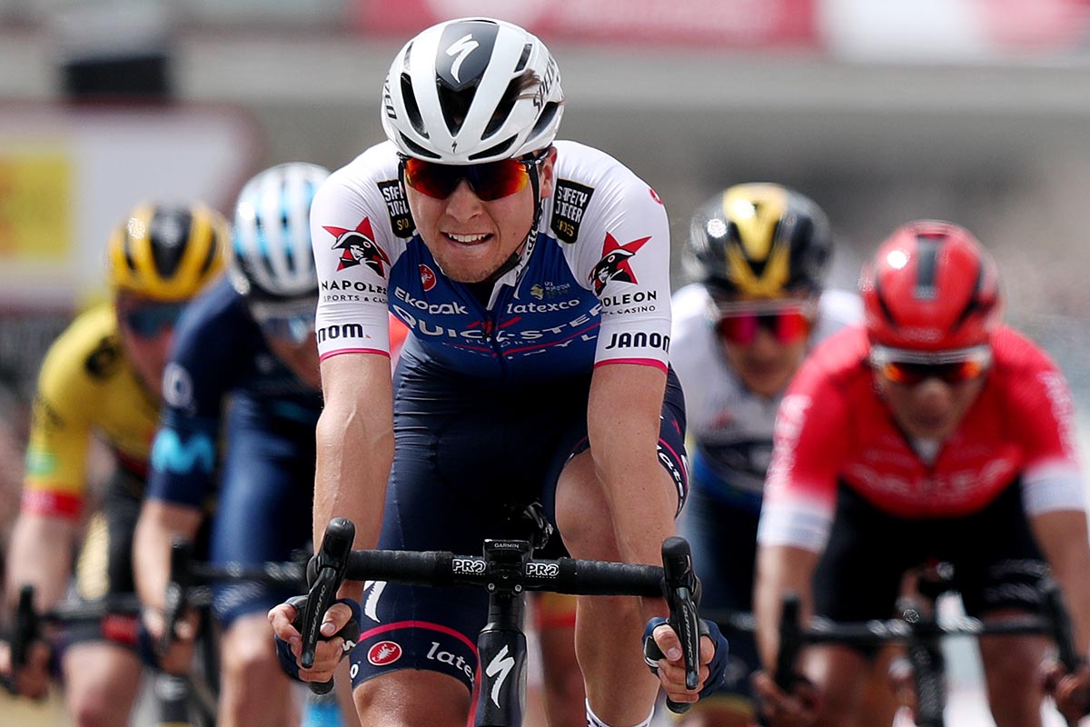 Andrea Bagioli vince la settima e ultima tappa della Volta a Catalunya 2022 (foto Getty Images)