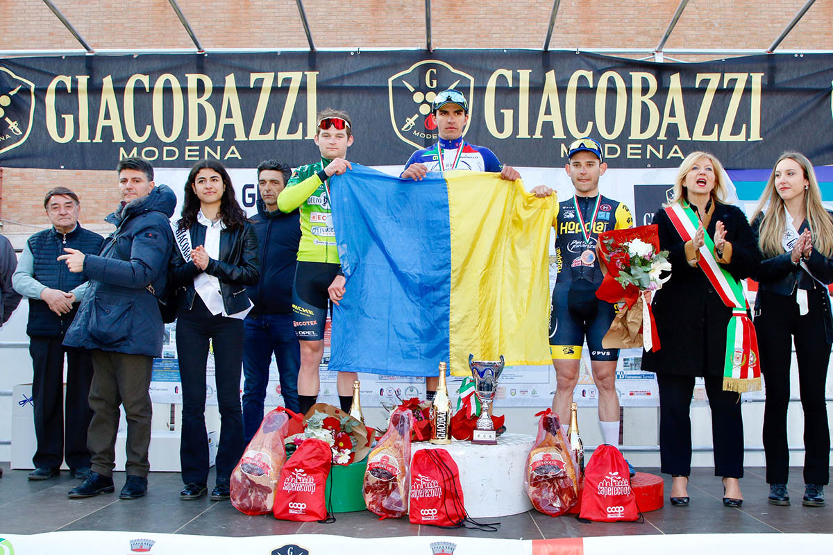 La premiazione del Gran Premio Città di Nonantola 2022 (foto Photobicicailotto)