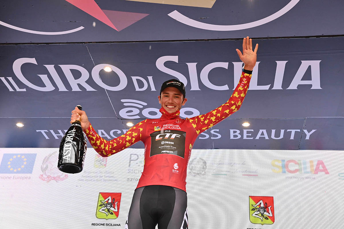 Fran Miholjević leader dopo la terza tappa del Giro di Sicilia