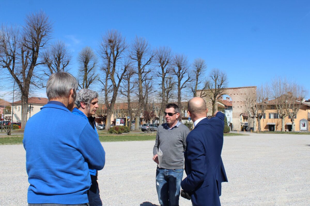 Bruno Salvatico, Paolo Sangalli, Giampietro Campagnaro e Massimo Rosso a Cherasco