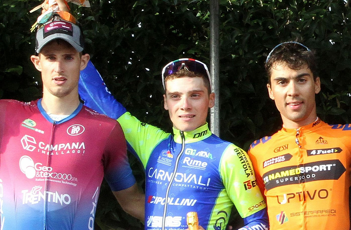 Il podio del 1° Memorial Mery Marcon - credit Rodella