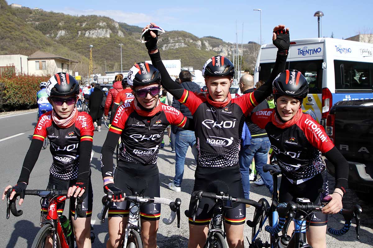 Festa della Barlottini-Ekoi-Body Energie nella gara Esordienti 1° anno a Lugo di Grezzana (foto Photobicicailotto)