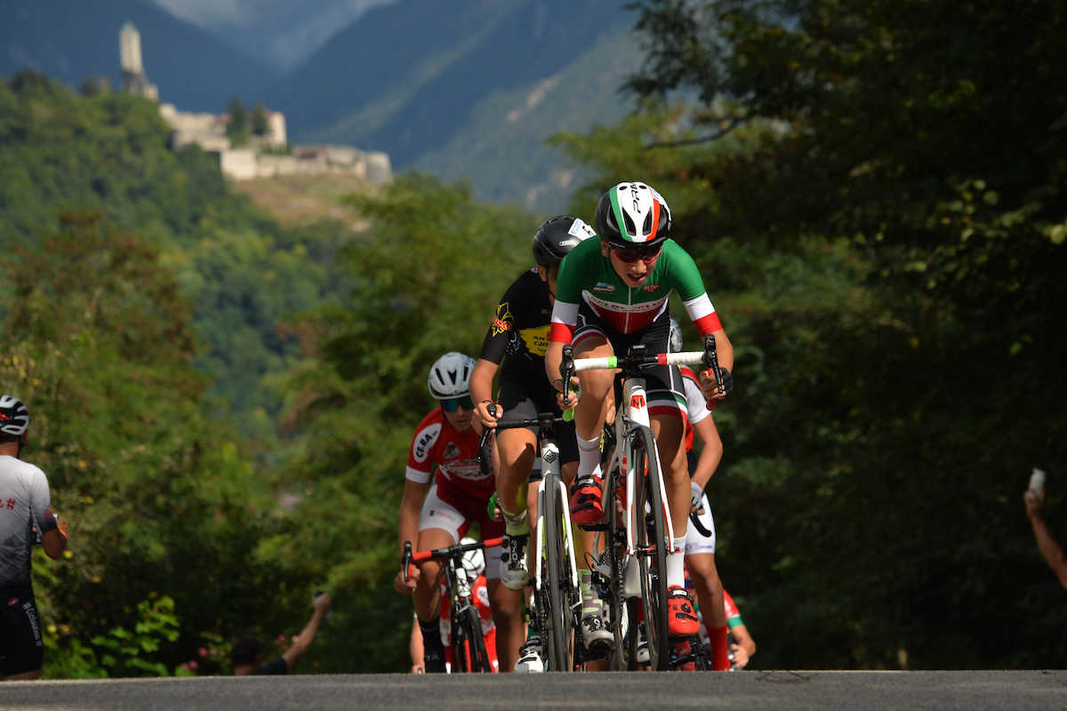 il forcing di Andrea Endrizzi in salita - foto Daniele Mosna