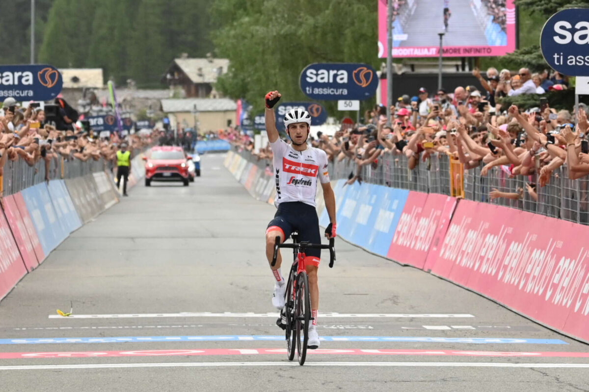 Giulio Ciccone vince a Cogne (ph LaPresse)