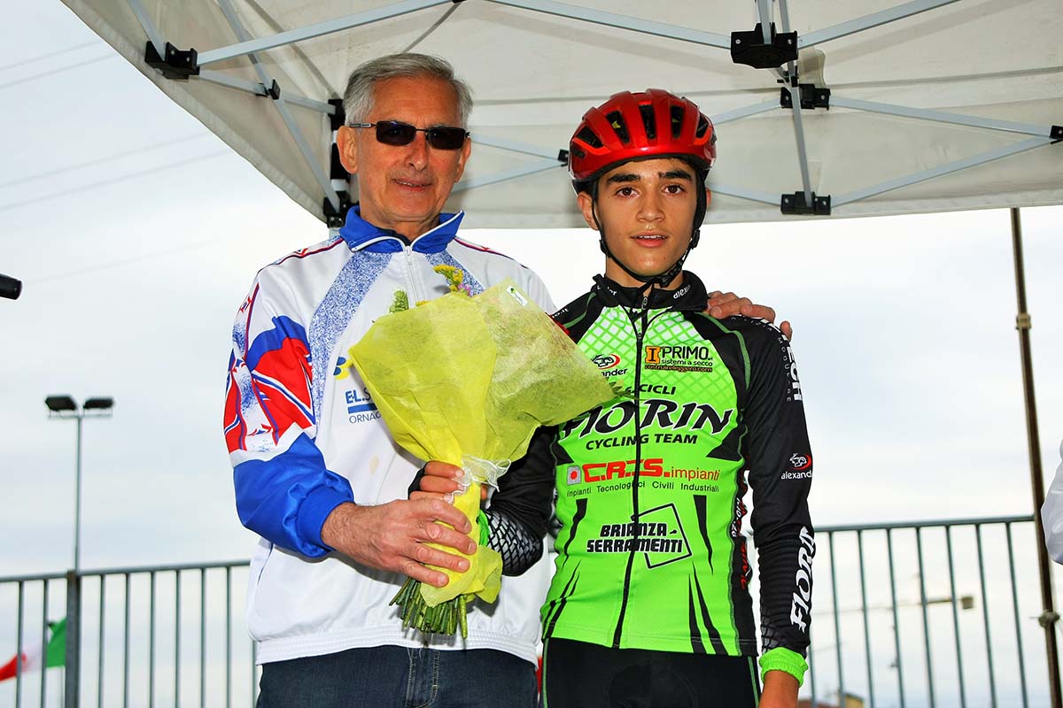 Cesare Castellani vincitore della gara Esordienti 1° anno di Cernusco sul Naviglio (foto Berry)