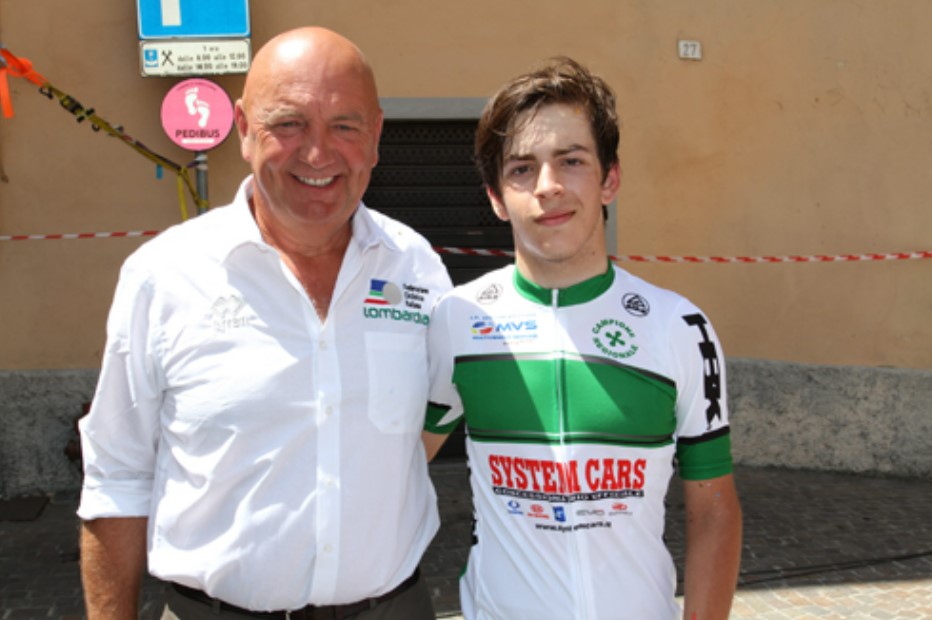 Marco Zaco con il presidente FCI Lombardia Stefano Pedrinazzi