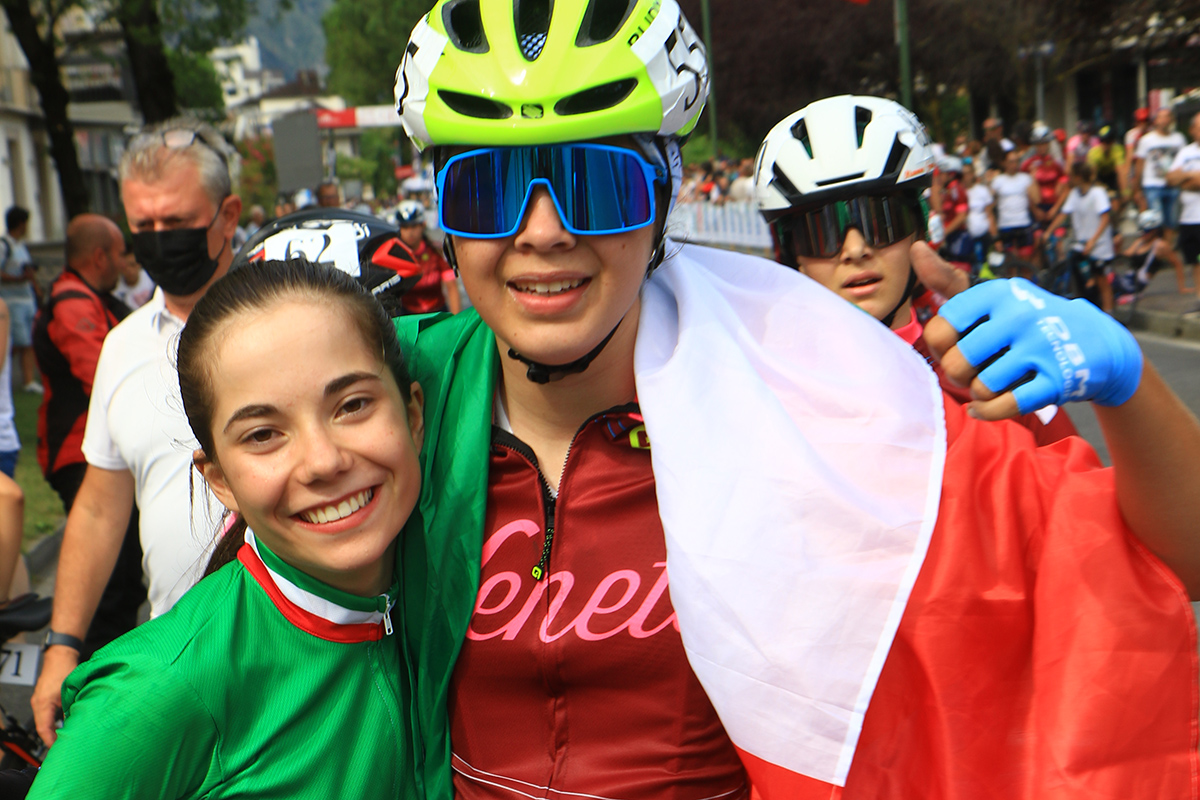 Francesca Genna con l'esordiente tricolore Matilde Rossignoli - ph Fabiano Ghilardi
