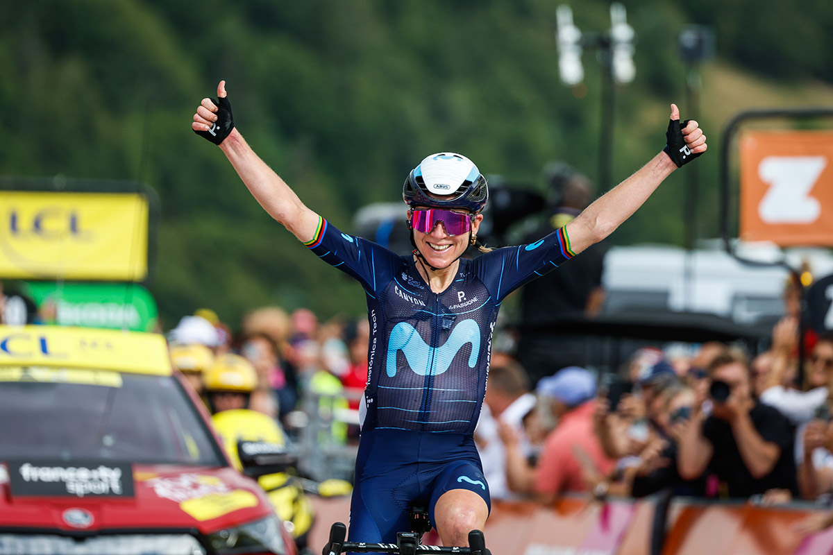 Annemiek Van Vleuten wins Tour de France Femmes stage 7 - credit A.S.O. - Fabien Boukla