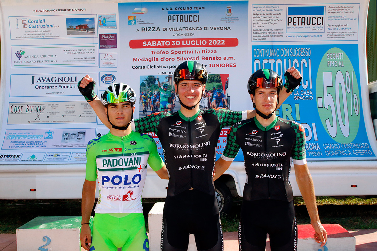 Il podio del Trofeo Sportivi La Rizza PODIO Photo Credits Photobicicailotto_
