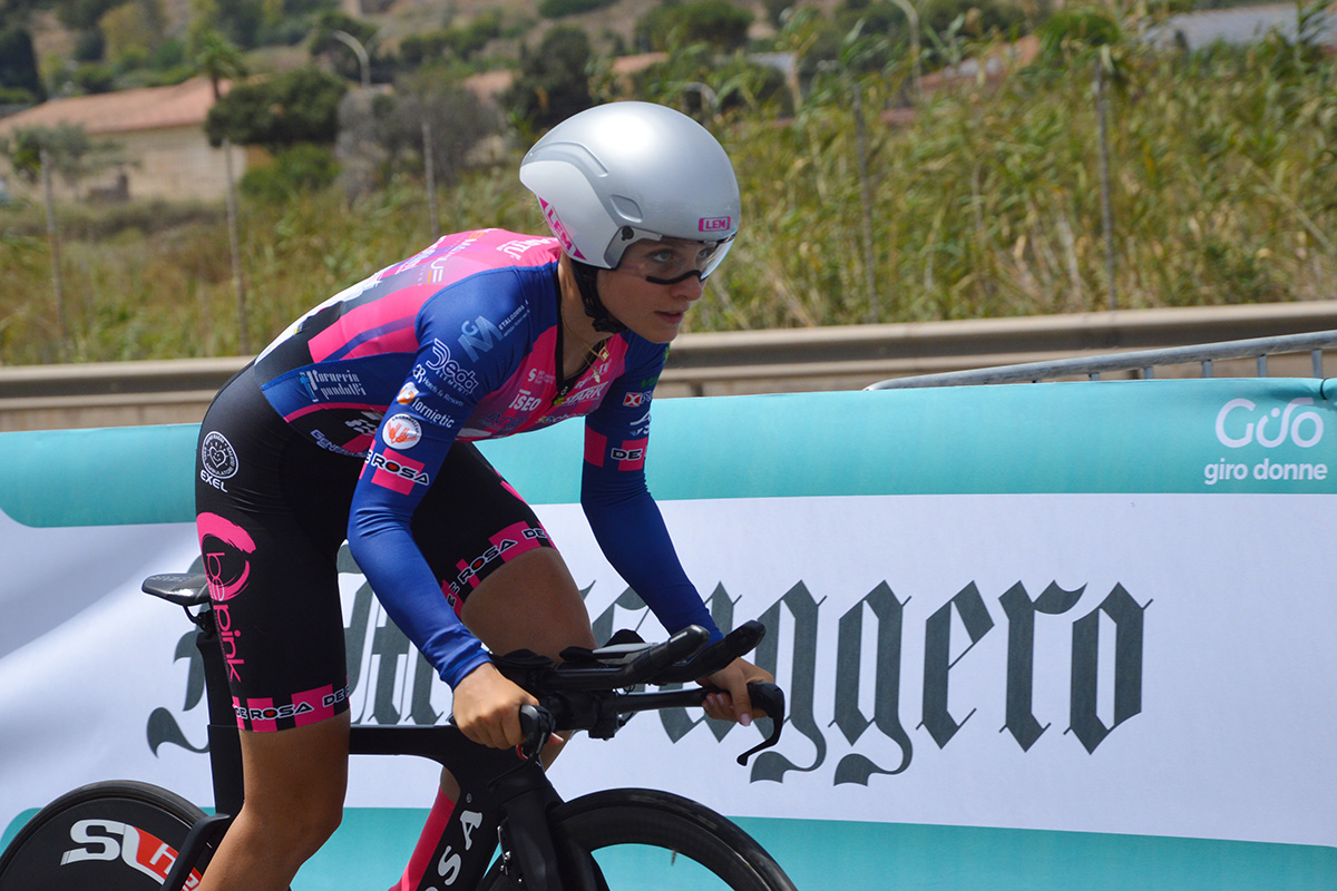Matilde Vitillo impegnata nella crono del Giro Donne - photo Amaglio