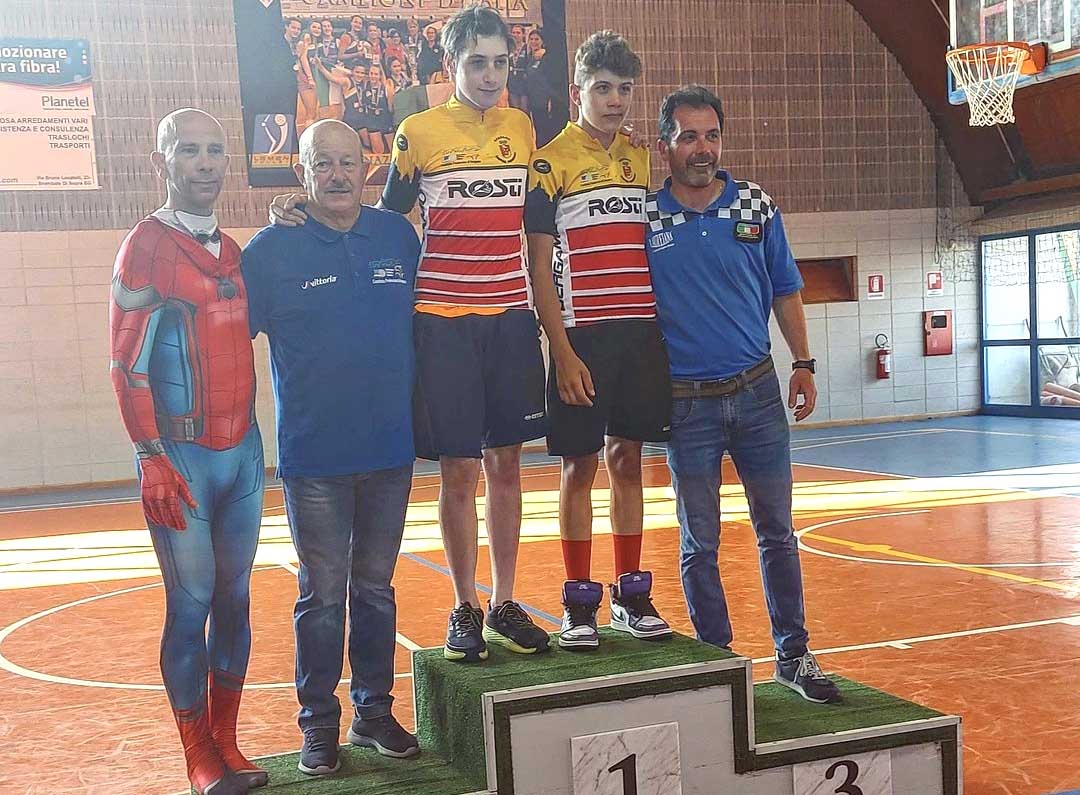 I campioni provinciali bergamaschi Esordienti 2022 Ferrari e Gusmini