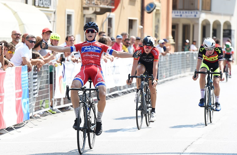 Brandon Fedrizzi vince a Casaloldo la gara Esordienti 2° anno (foto Rodella)