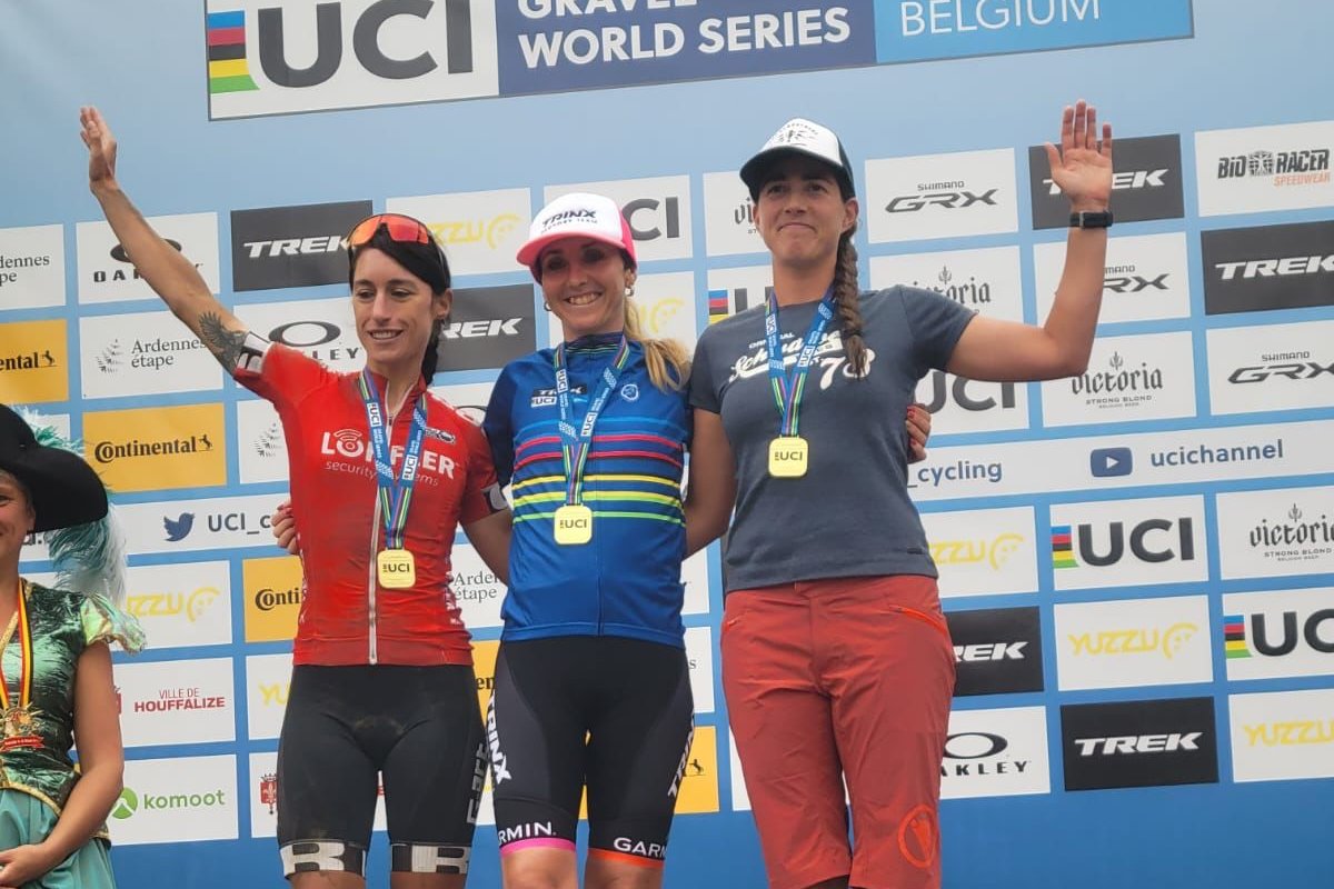 Eva Lechner vince a Houffalize la settima tappa della Gravel World Series