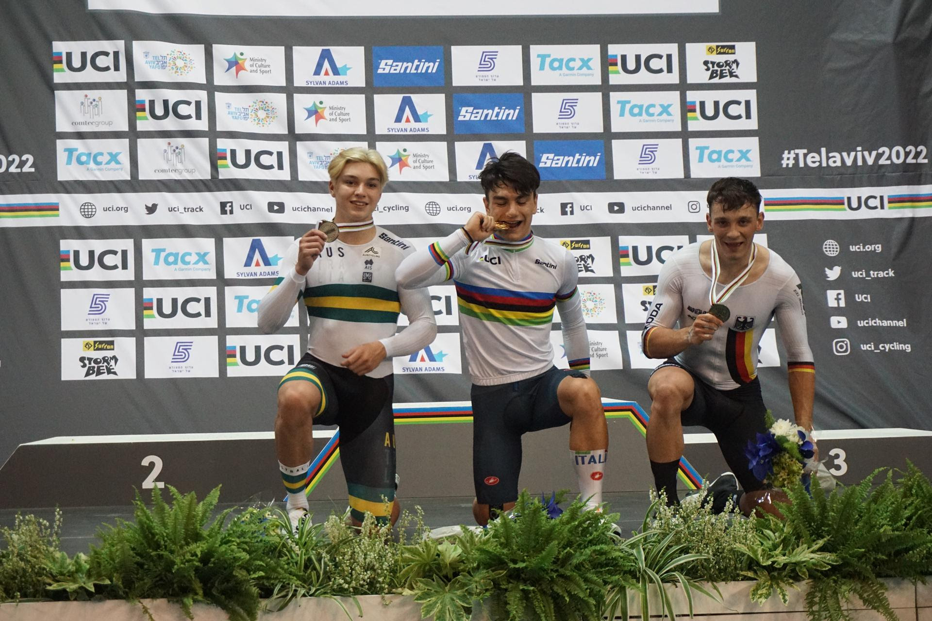 Mattia Predomo è campione del mondo Velocità Juniores a Tel Aviv