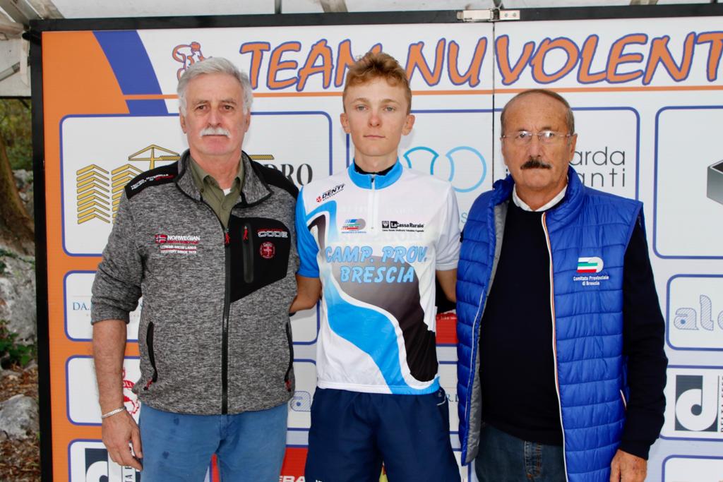 Luca Franzosi campione provinciale bresciano Juniores (foto Photobicicailotto)