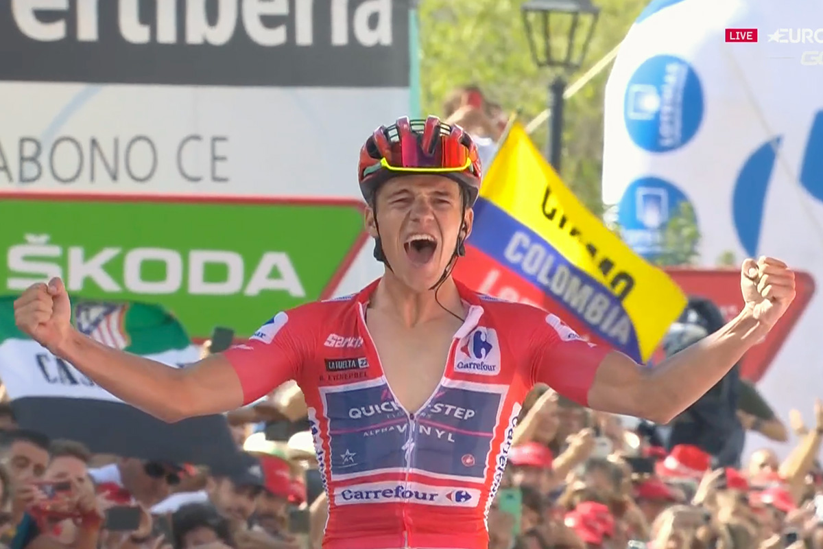 Remco Evenepoel vince la 18° tappa della Vuelta