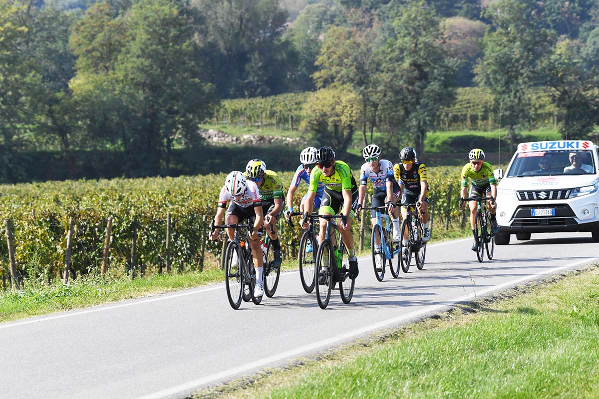 La fuga più importante del 1° Giro della Franciacorta (foto Rodella)