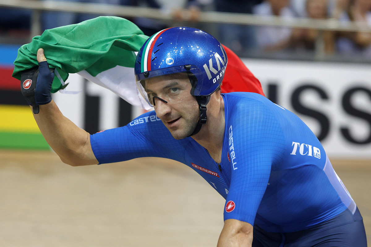 Elia Viviani campione del mondo nell'eliminazione - credit Sprint Cycling Agency