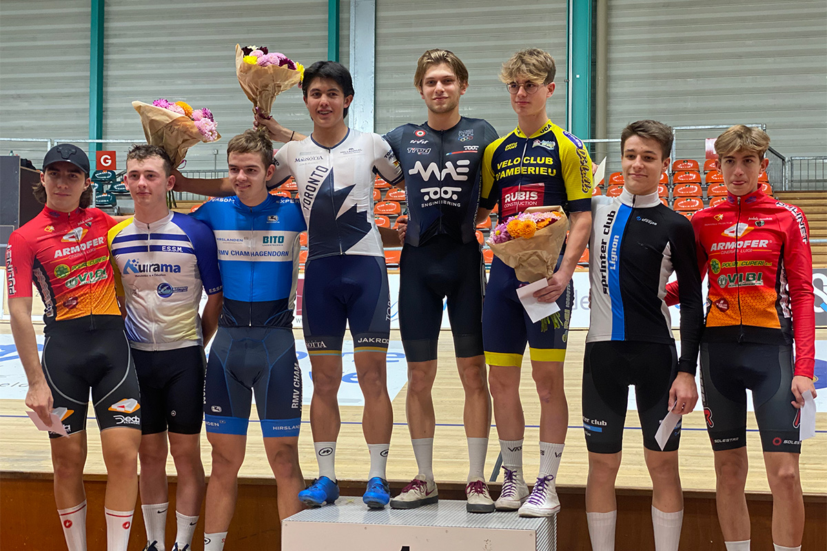 Axel Salvadori, primo nell'Omnium U19