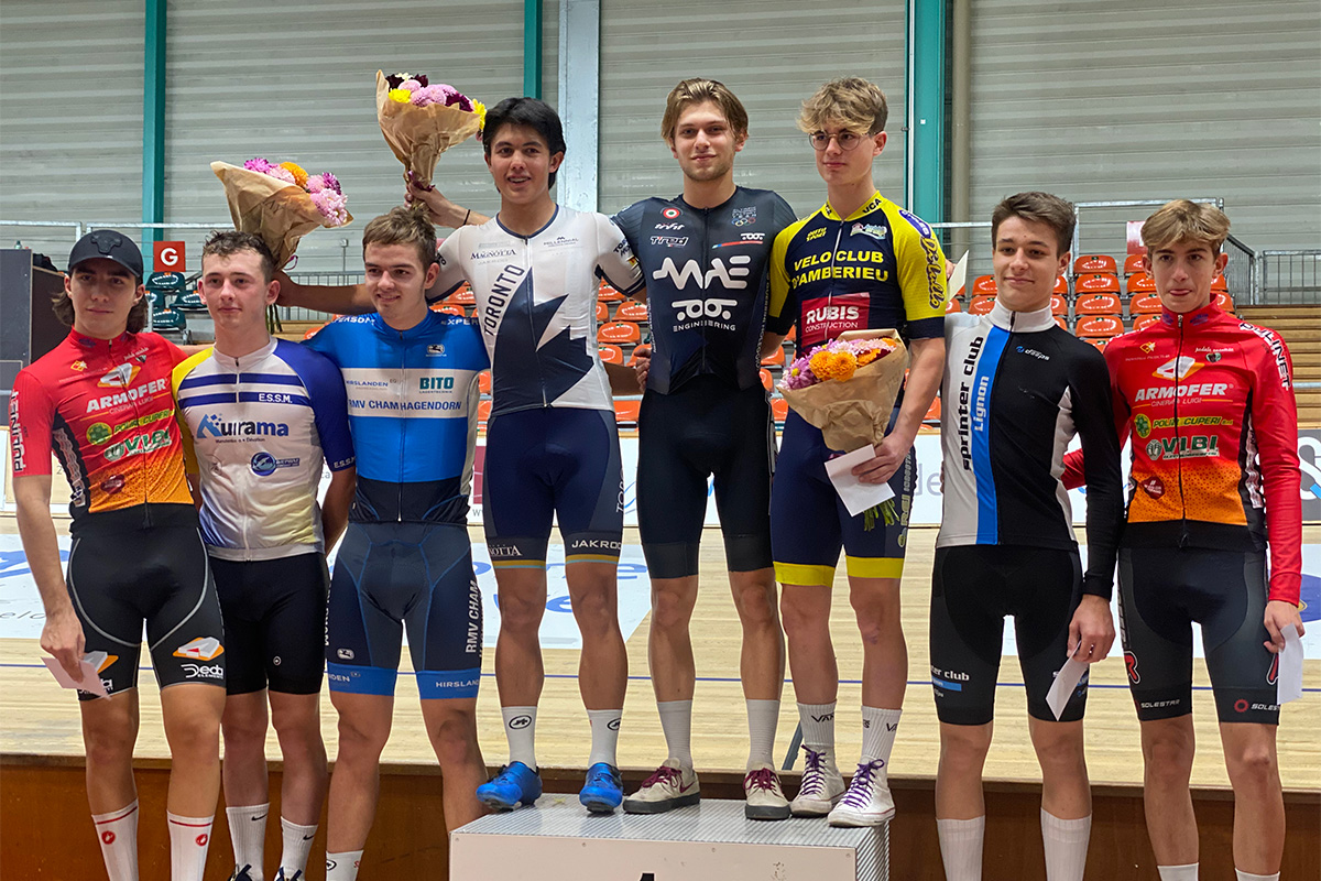 Axel Salvadori, primo nell'Omnium U19