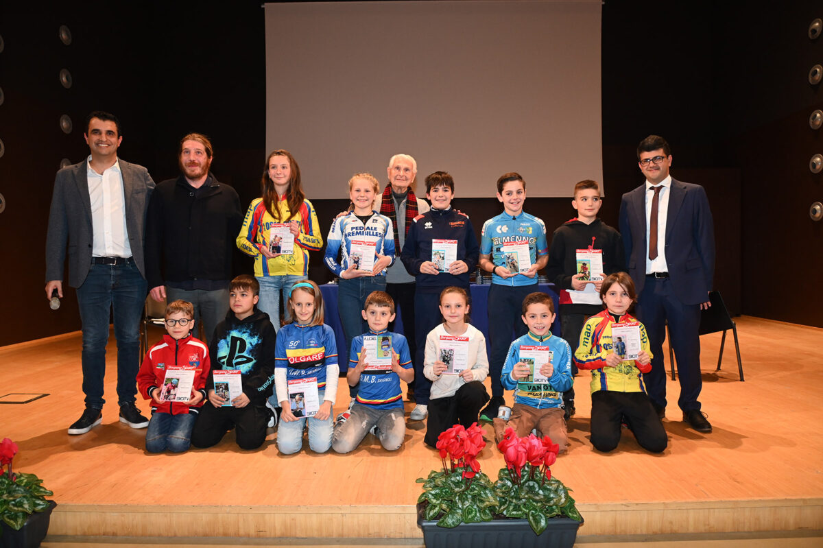 I giovanissimi vincitori della challange multidisciplinarietà promossa da Bergamo&Sport