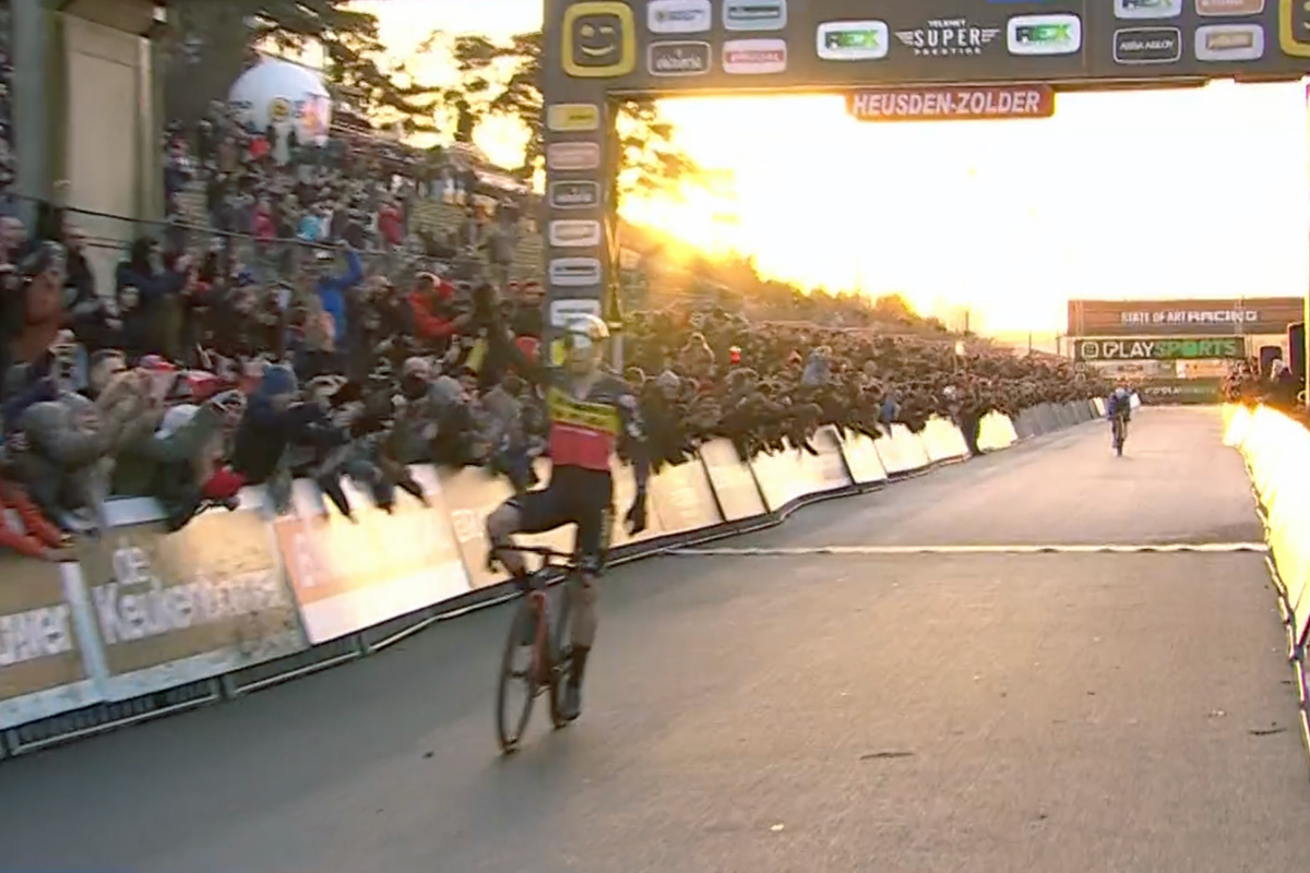 Wout Van Aert vince a Zolder