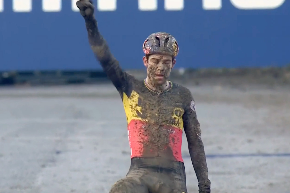 Wout Van Aert vince a Dublino