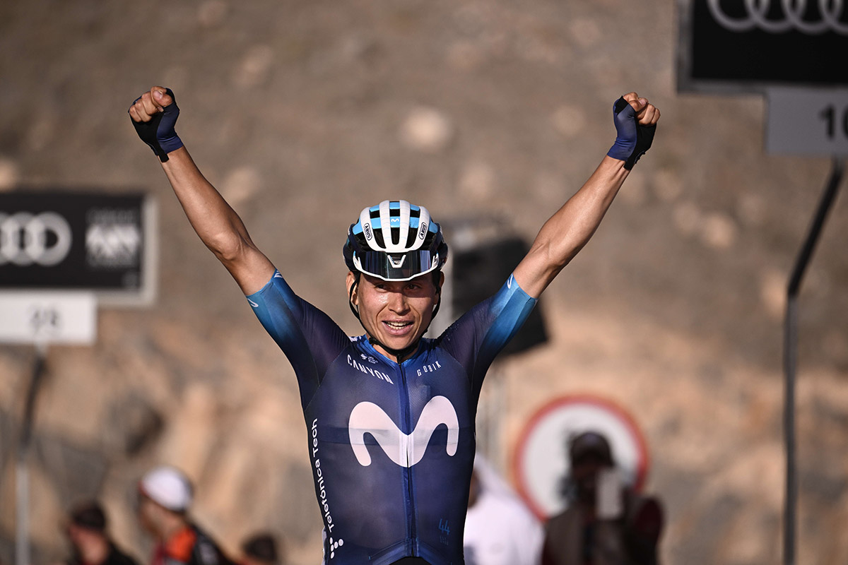 Einar Rubio vince la terza tappa dell'UAE Tour - credit LaPresse