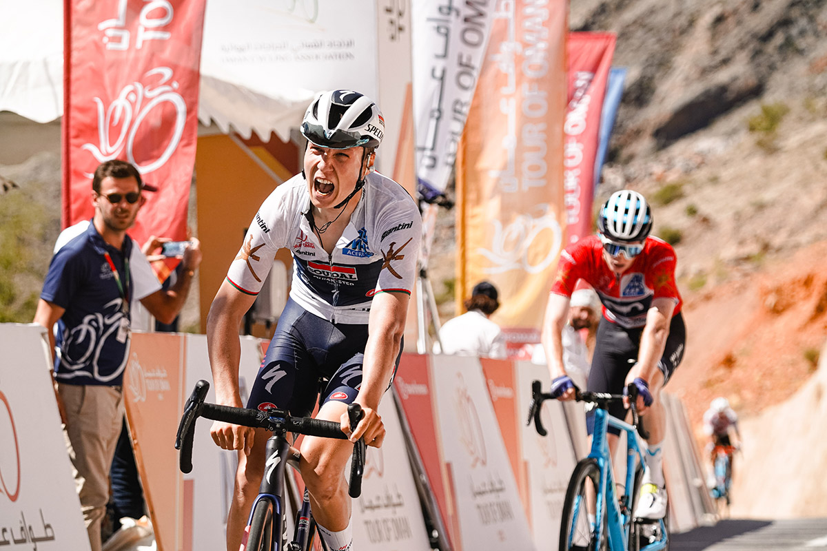 Mauri Vansenenant vince l'ultima tappa del Tour of Oman - credit A.S.O. Thomas Maheux