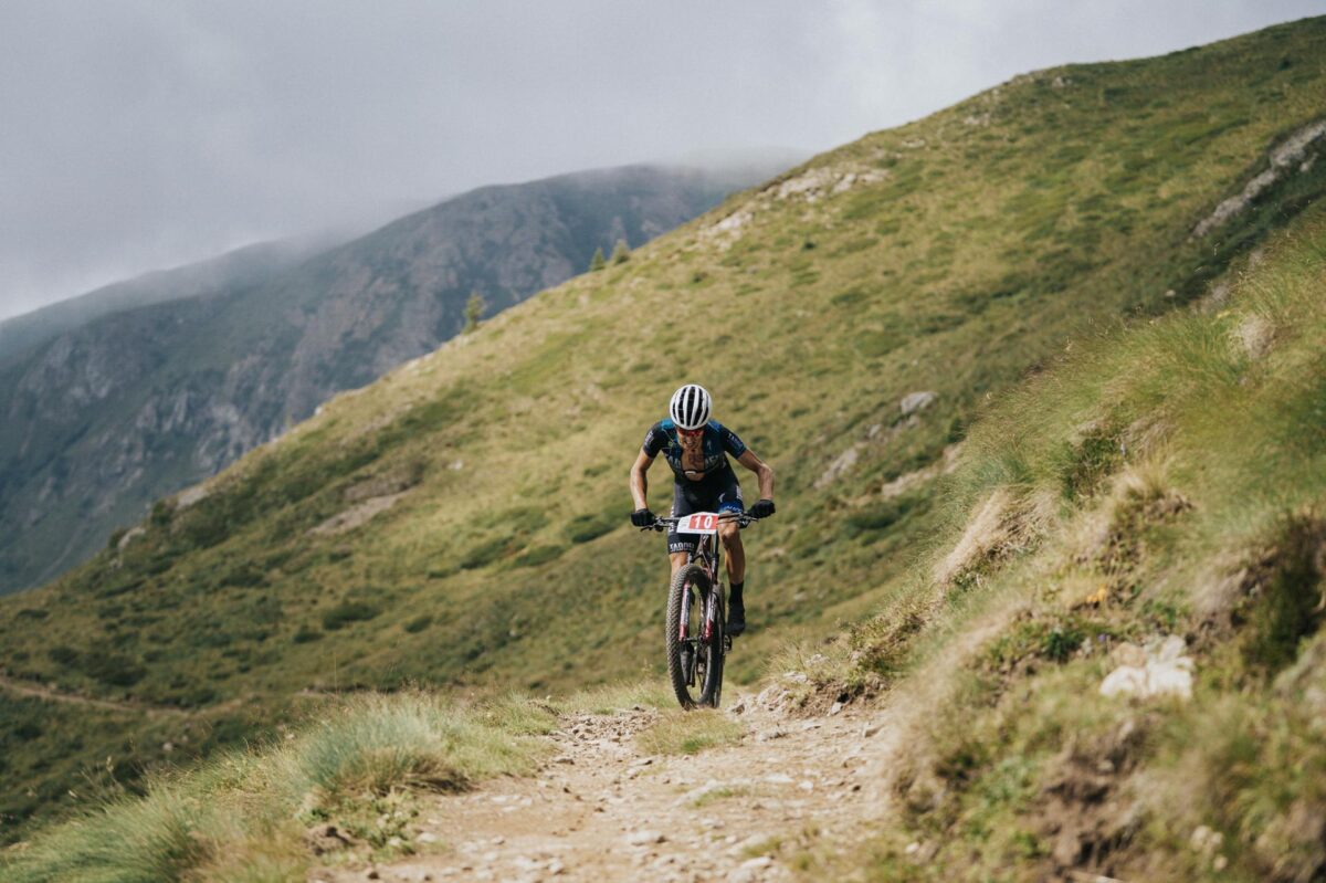 Diego Rosa in azione alla Valsugana Wild Ride - credit Alice Russolo