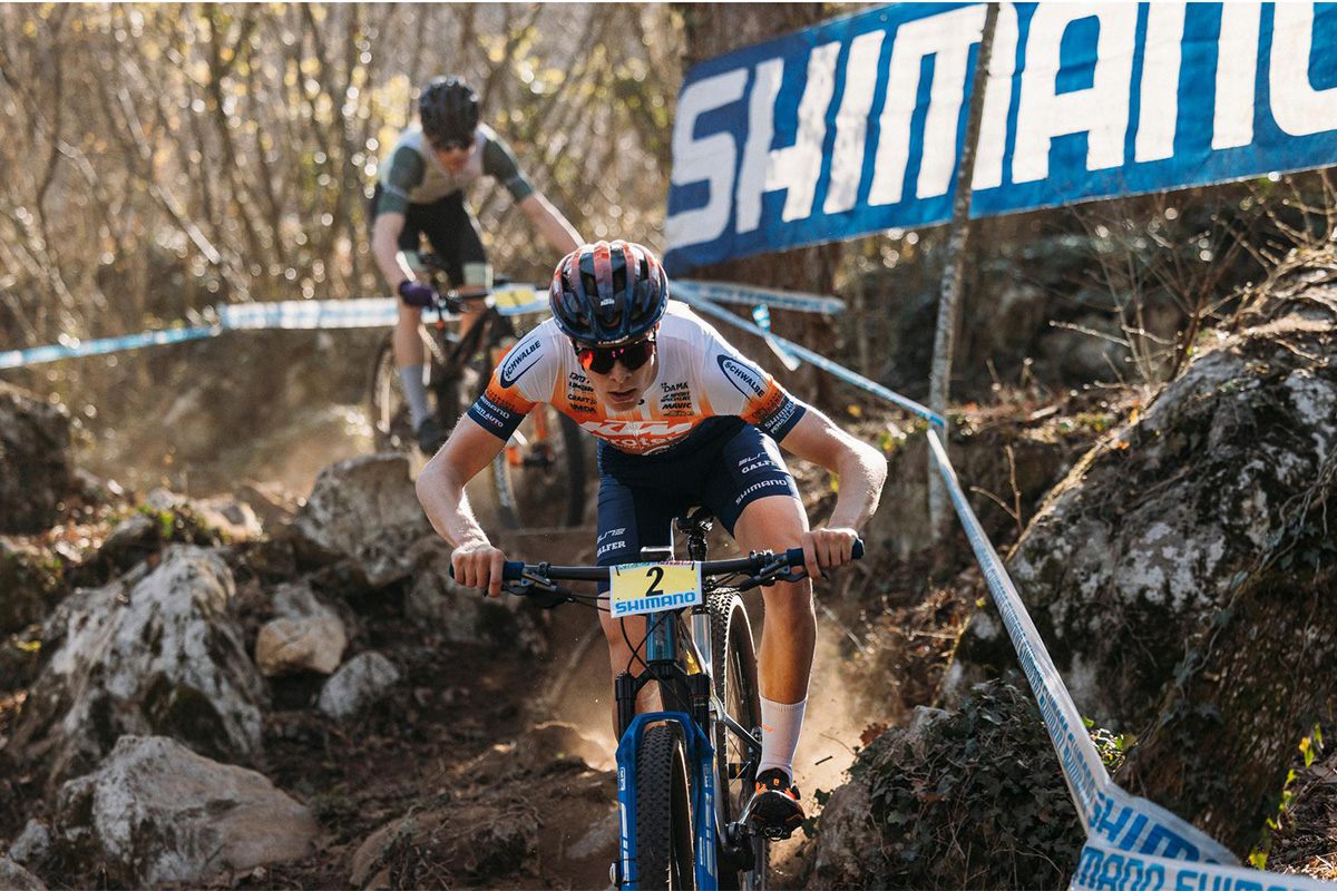 Gabriel Borre, vincitore tra gli Juniores a San Zeno di Montagna - credit Daniele Molineris