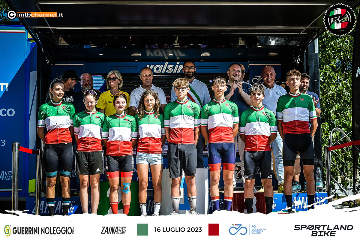 I nuovi campioni italiani giovanili xco 2023 - credit Battista Merisio