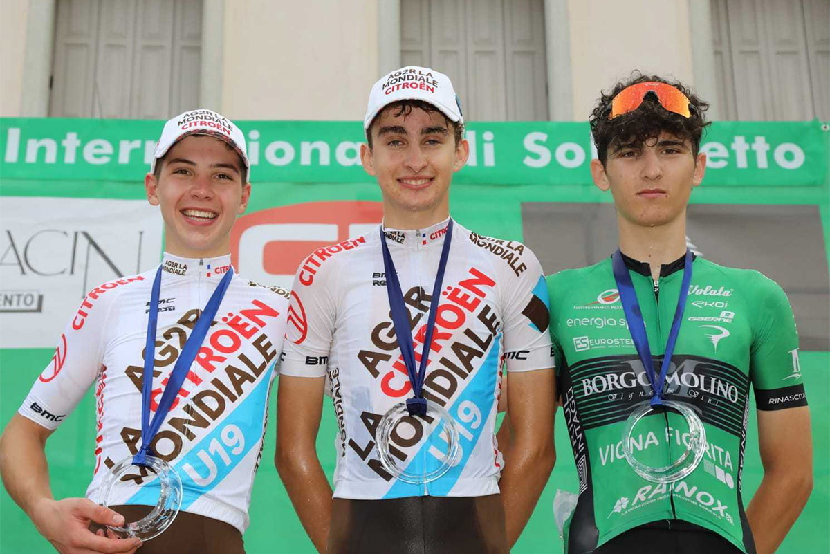 Il podio del 35° Trofeo Guido Dorigo