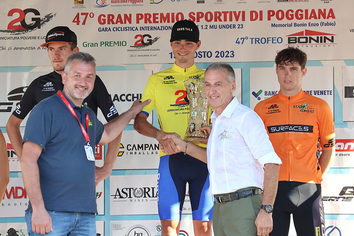 Il podio del 47° GP Sportivi di Poggiana - credit Photors.it