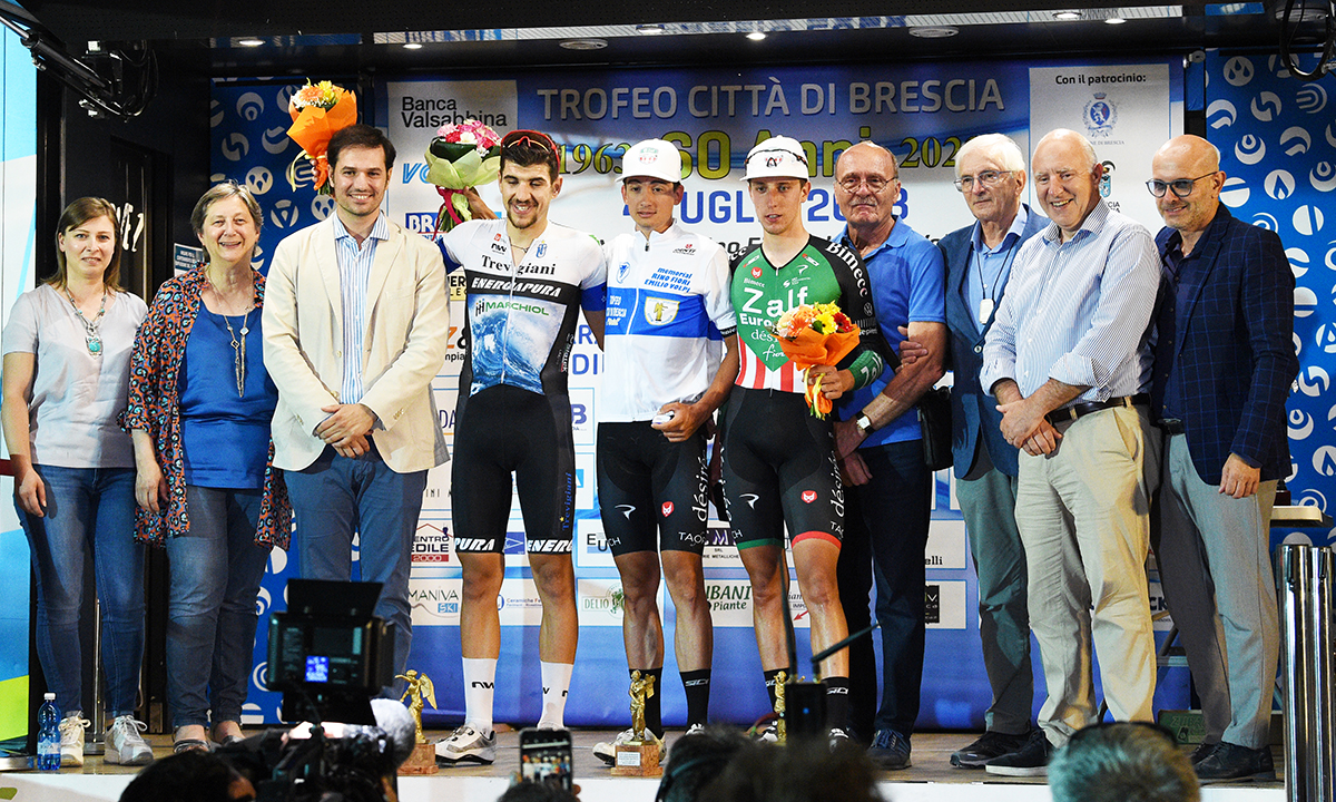 Il podio del Trofeo Città di Brescia 2023 - credit Rodella