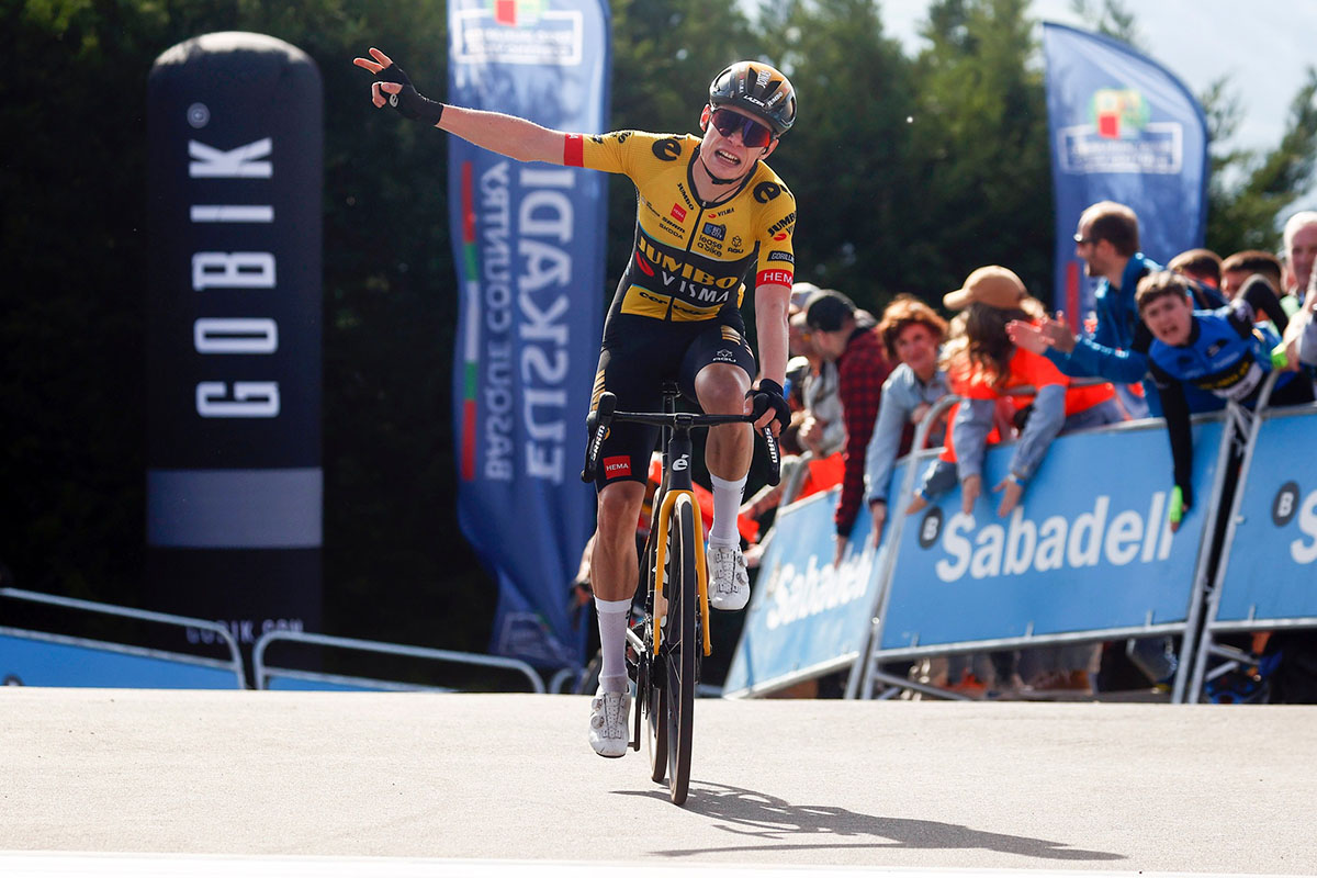 Jonas Vingegaard vince la terza tappa di Itzulia Basque Country - credit Sprint Cycling Agency
